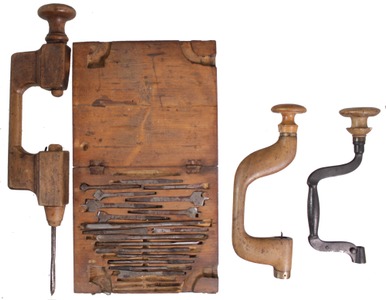 Assorted Makers: Lot Of Three Early Braces