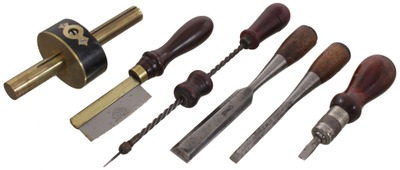 Assorted Makers: Lot Of Clean & Usabl Woodworking Tools
