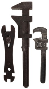 Assorted Makers: Three Uncommon Patented Wrenches
