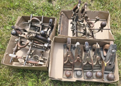 Assorted Makers: Lot Of Combination & Bench Planes