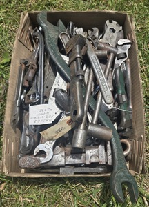 Assorted Makers: Mossberg & Smith Corona: Lot Of Open End And Adjustable Wrenches