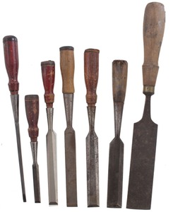 Assorted Makers: Lot Of Clean & Usabl Chisels