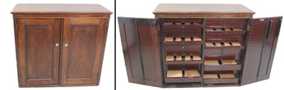 Tindale Cabinet Co./Flushing, Ny: Multi-Drawer Mahog. Storage Cabinet