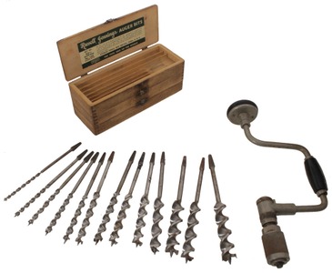 Russell Jennings Manufacturing Company, Deep River, Connecticut, No. 32 1/2: Set Of Russell Jennings" Auger Bits