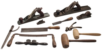 Assorted Makers: Lot Of Clean & Usabl Woodworking Tools