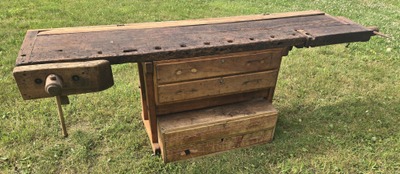 Unmarked: Early Cabinet Mkrs Work Bench