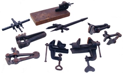Assorted Makers: Lot Of Small Vises And Hand Vises