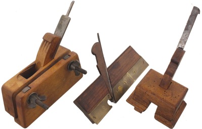 Assorted Makers: Three Spec. Purp. Woodworking Planes