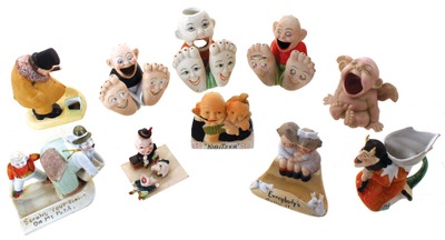 Schafer & Vater, Volkstedt Rudolstadt, Thuringia, Germany: Lot Of 20th Century Ceramic Items