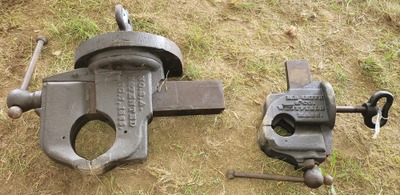 H.B. Smith Company, Westfield, Massachusetts, No. 3 A: Early Patent 5' Jaw Bench Vise