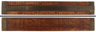 STANLEY (Unmarked), No. 212: Boxwood Hatter's Rule