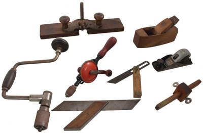 Assorted Makers: Lot Of Clean & Usabl Woodworking Tools