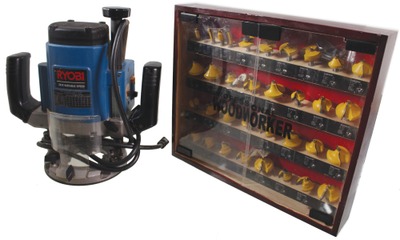 Ryobi America, Anderson, South Carolina, No. RE-600: Extra Clean 3 Hp. Plunge Router