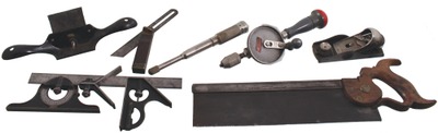 Assorted Makers: Lot Of Clean & Usabl Woodworking Tools
