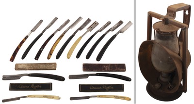 Assorted Makers: Coll.Of Assorted Straight Razors