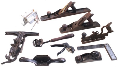 Assorted Makers: Lot Of Clean & Usabl Woodworking Tools