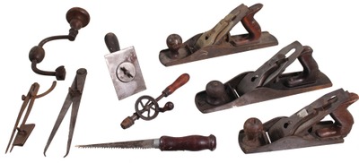 Assorted Makers: Lot Of Sound & Usabl Woodworking Tools