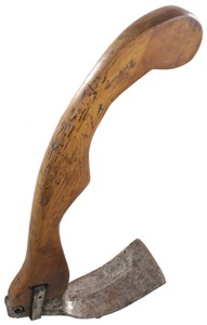 Unmarked: Early Hand Forged 4 1/2" Edge Adze
