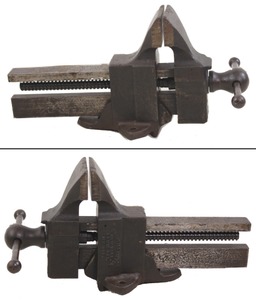 Prentiss Vise Company, Little Falls, New York, No. 955: Rare Coachmaker's Bench Vise
