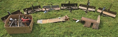 Assorted Makers: Lot Of Incomplete Mitre Boxes