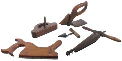 Assorted Makers: Five Early Type Woodworking Tools