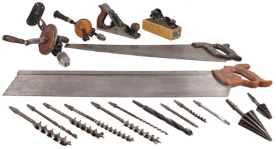 Assorted Makers: Lot Of Clean & Usabl Woodworking Tools