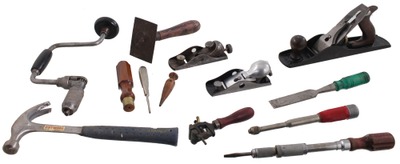 Assorted Makers: Lot Of Clean & Usabl Woodworking Tools