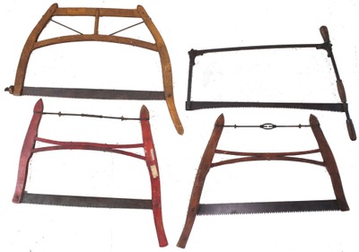 Assorted Makers: Coll. Off Four Early Frame Type Saws