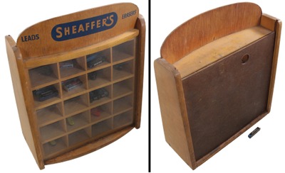 Sheaffer Pen Company, Fort Madison, Iowa: Orig. Pencil Lead & Eraser Store Displ