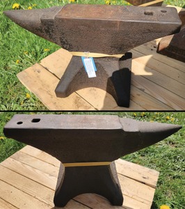 Fisher & Norris, Trenton, New Jersey: Approx. 150 Pound Blacksmith's Anvil