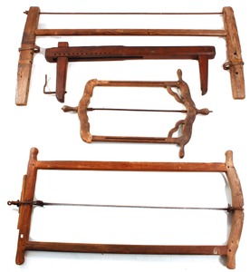 Unmarked: Three Partial Early Type Frame Saws
