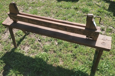 Unmarked: Axe Handle Maker's Turning Bench