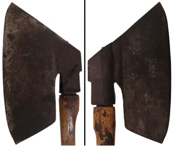 Unmarked: Early 15" Blade "Goosewing" Axe