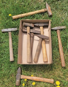 Assorted Makers: Lot Of Eight Spec. Purp. B'smith Hammers