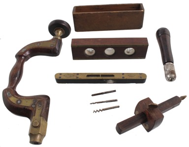 Assorted Makers: Five Early Type Woodworking Tools