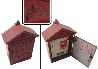 Unmarked: Cast Iron Fire Alarm Box