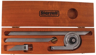 L.S. Starrett Company, Athol, Massachusetts, No. 359: Extra Clean Machinis Precision Protractor