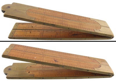 Stanley Rule & Level, No. 78 1/2: Two Foot, Four-Fold Folding Rule