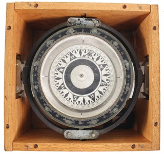 Sauro Keiki Seisakusho Company, Tokyo, Japan: Massive Gimbeled Ship's Compass