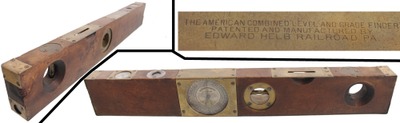 Edward Helb, Railroad, Pennsylvania: Patent Inclinometer Level