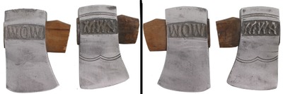 Assorted Makers: Two Ceremonial Alum. Axe Heads