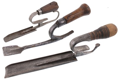 Assorted Makers: Three French Form Farrier's Butterises