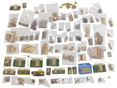 Assorted Makers: Lot Of Brass & Iron Hinges