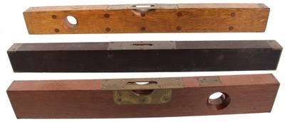 Assorted Makers: Three Craftsman Made Spirit Levels