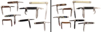 Assorted Makers: Eight U.S. Made Pocket Knives