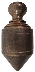 Unmarked: Early Turned Brass Plumb Bob