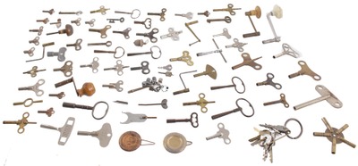 Assorted Makers: Collection Of Clock Other Winding Keys