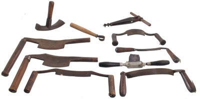 Assorted Makers: Lot Of Clean & Usabl Coopers' Tools
