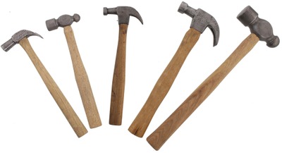 David Maydole Hammer Company, Norwich, New York: Lot Of Five Clean Maydole Hammers