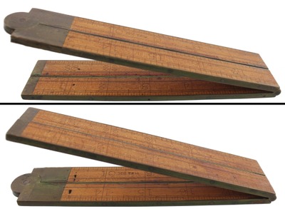 Stanley Rule & Level, No. 72 1/2: Two-Foot/Four-Fold Folding Rule